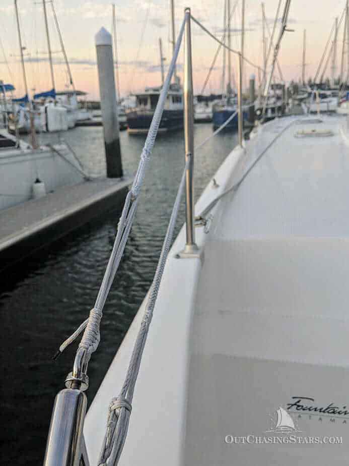 Out Chasing Stars Dyneema Lifelines; DYI, Easy and Cheap! Out Chasing